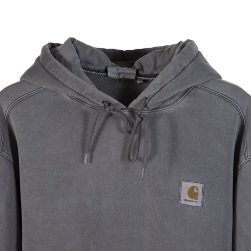 Carhartt WIP Hooded Nelson Sweat Black Garment Dyed I029963_89_GD Degli Uberti